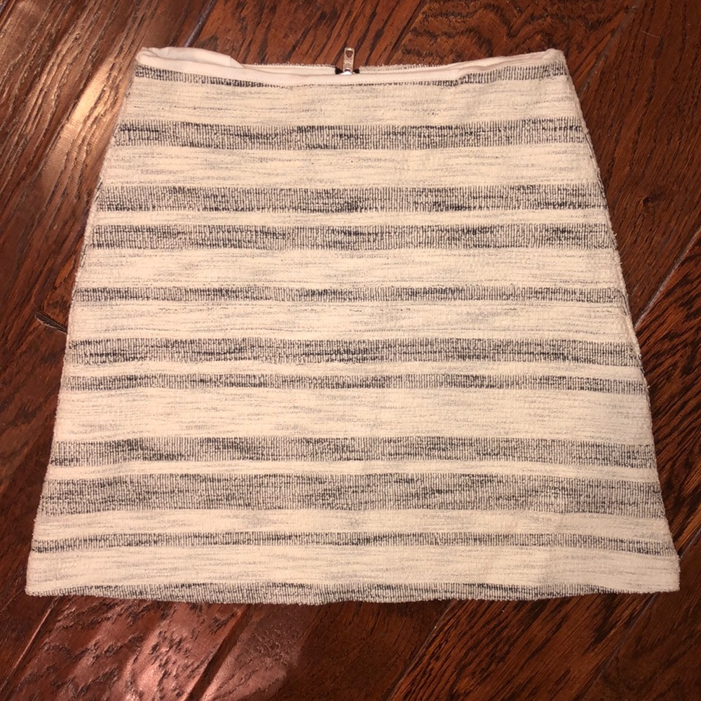 Topshop grey and white pencil skirt